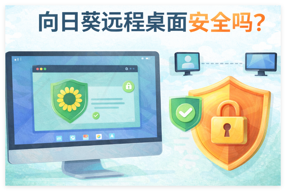 向日葵远程桌面安全吗