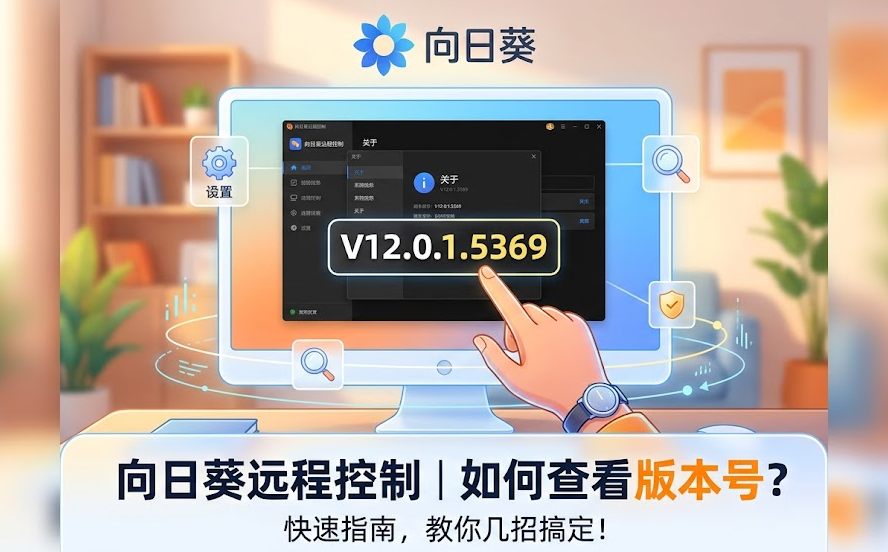 向日葵远程控制怎么查看版本号