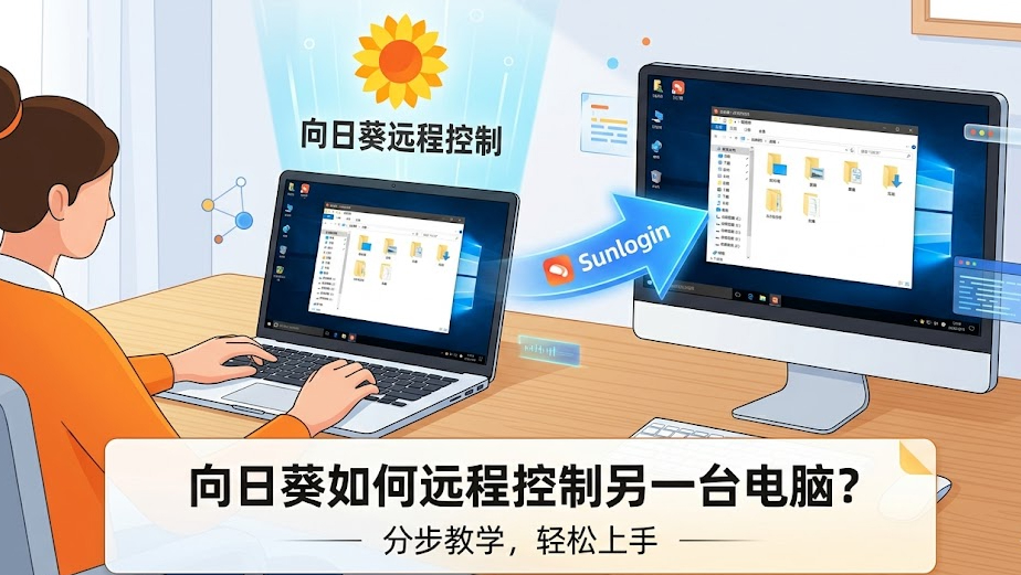 向日葵如何远程控制另一台电脑