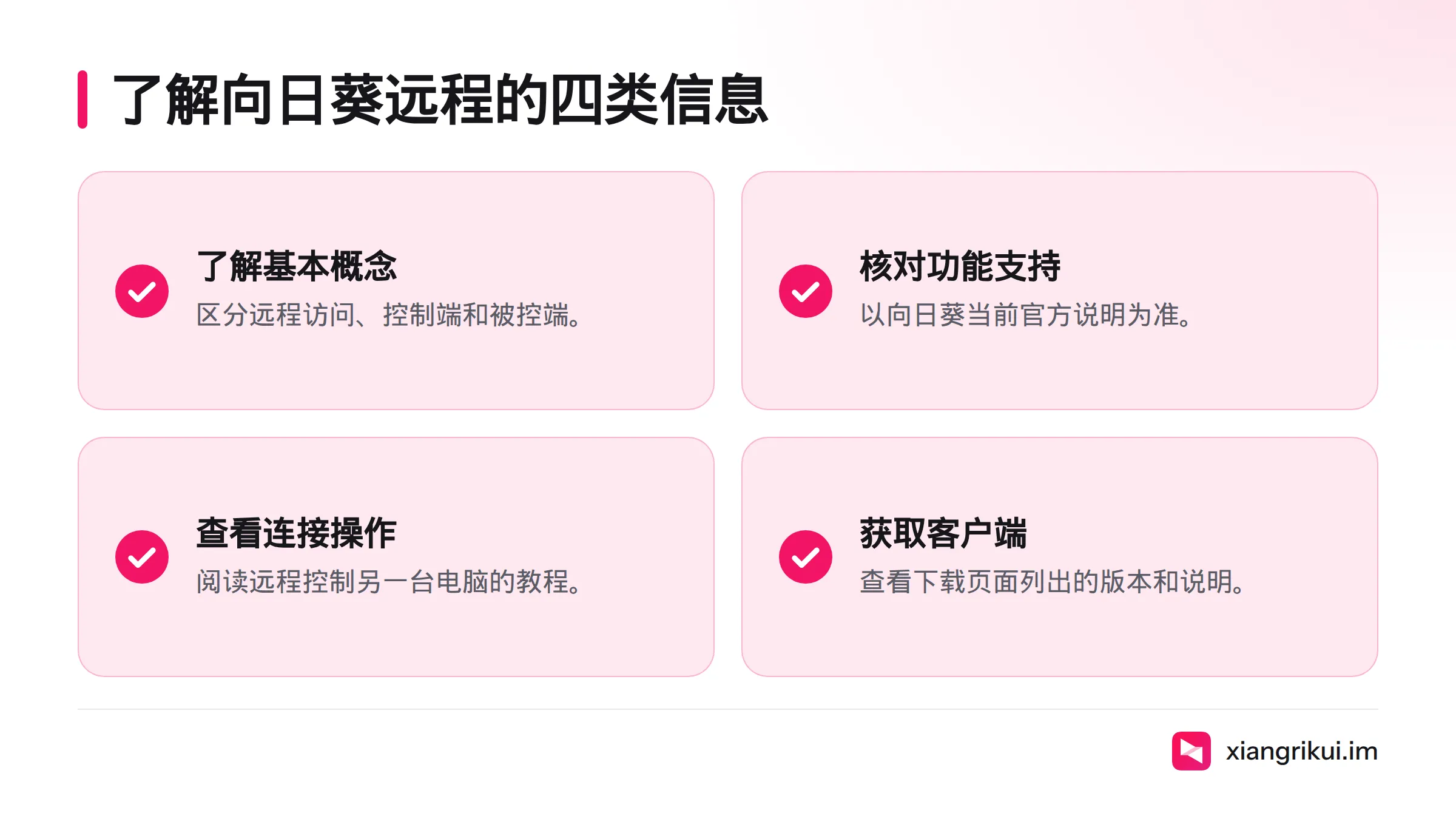 了解向日葵远程时,可先确认基本概念、功能与平台支持、连接操作,以及客户端获取方式。